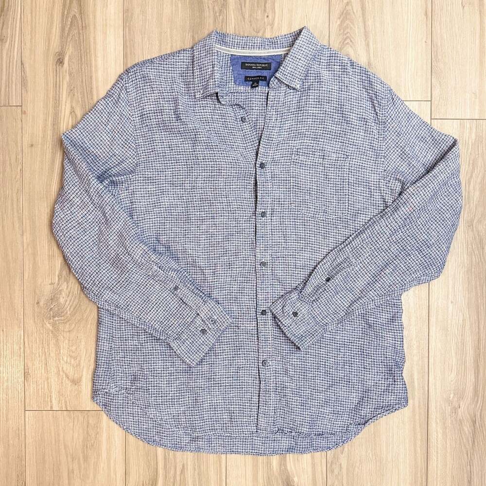 Banana Republic Camden Fit Linen Shirt XL